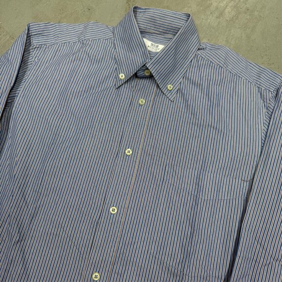 BOGGI Milano Striped Dress Shirt Multicolor 41 16 Large - Picture 2 of 8